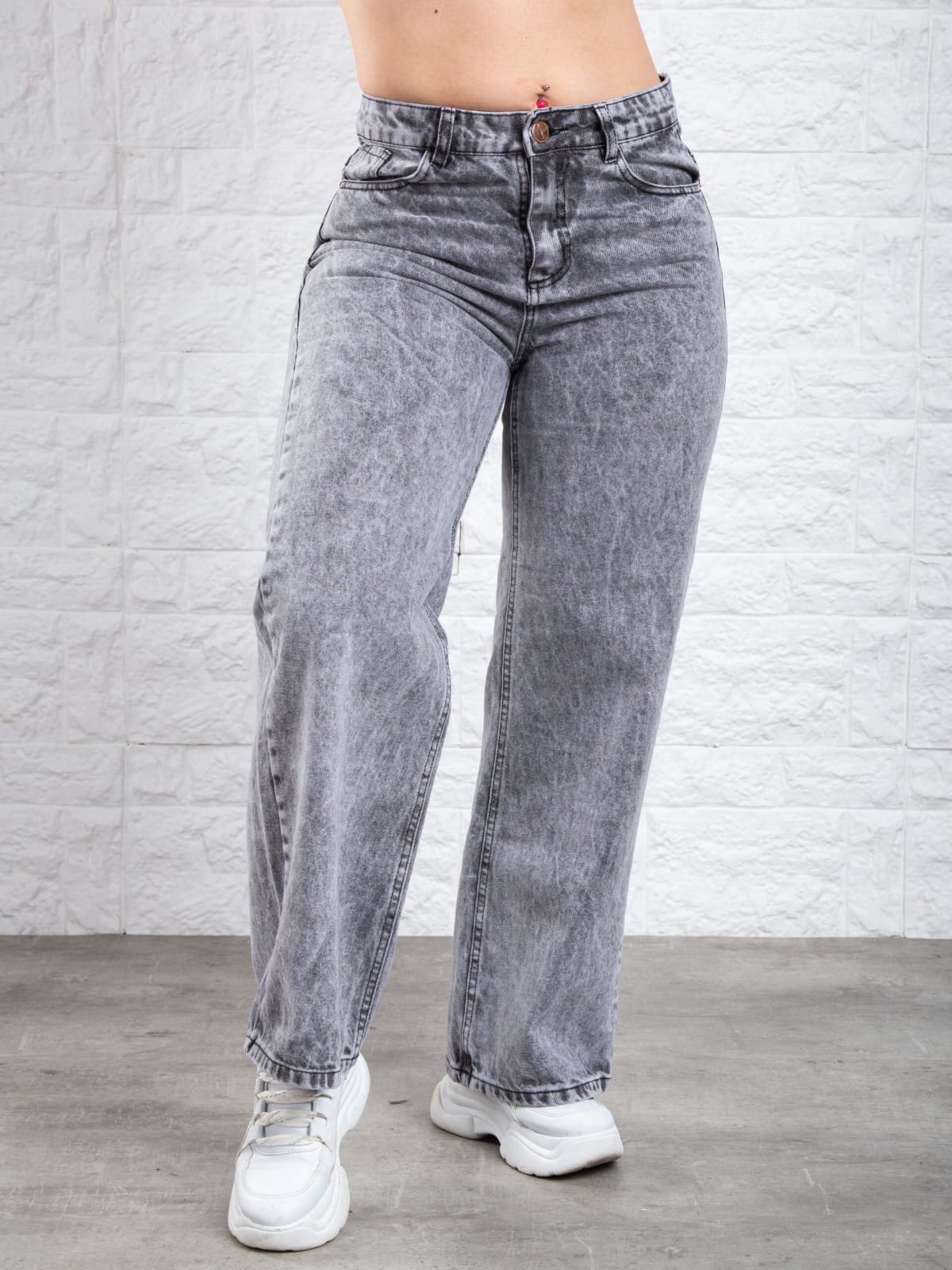 JEANS GRIS CLARO 42