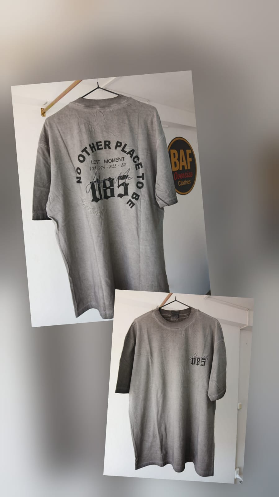 REMERA HOMBRE GRIS BATIC-L XXL-XL