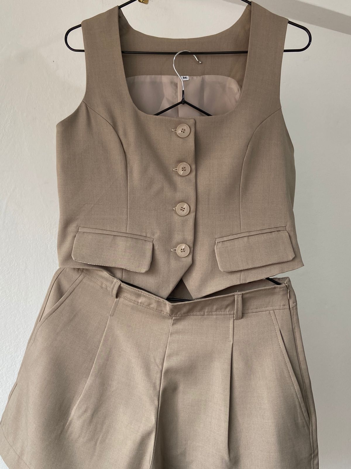 CONJUNTO SASTRERO NEGRO/VISON